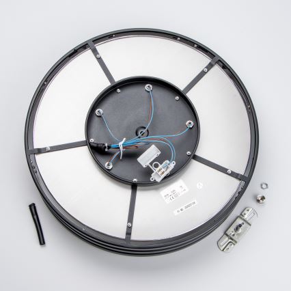 Brilagi - LED Kristalna stropna svjetiljka VELURE 5xE14/40W/230V crna