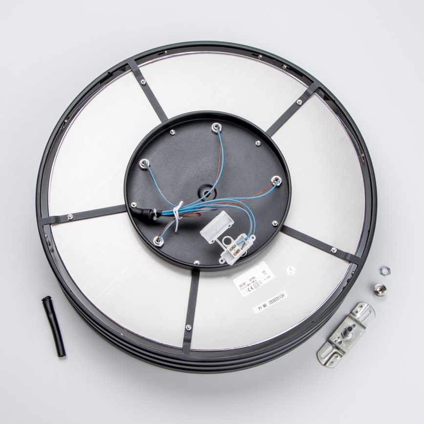 Brilagi - LED Kristalna stropna svjetiljka VELURE 5xE14/40W/230V crna