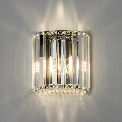 Brilagi - LED Kristalna zidna svjetiljka GLAMOUR 1xG9/42W/230V