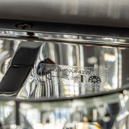 Brilagi - LED Kristalna zidna svjetiljka GLAMOUR 1xG9/42W/230V