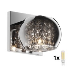 Brilagi - LED Kristalna zidna svjetiljka JEWEL 1xG9/42W/230V