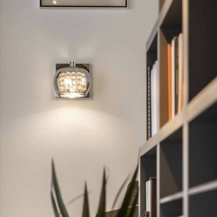 Brilagi - LED Kristalna zidna svjetiljka JEWEL 1xG9/42W/230V