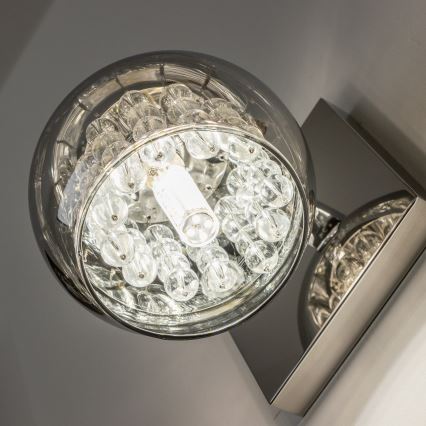 Brilagi - LED Kristalna zidna svjetiljka JEWEL 1xG9/42W/230V