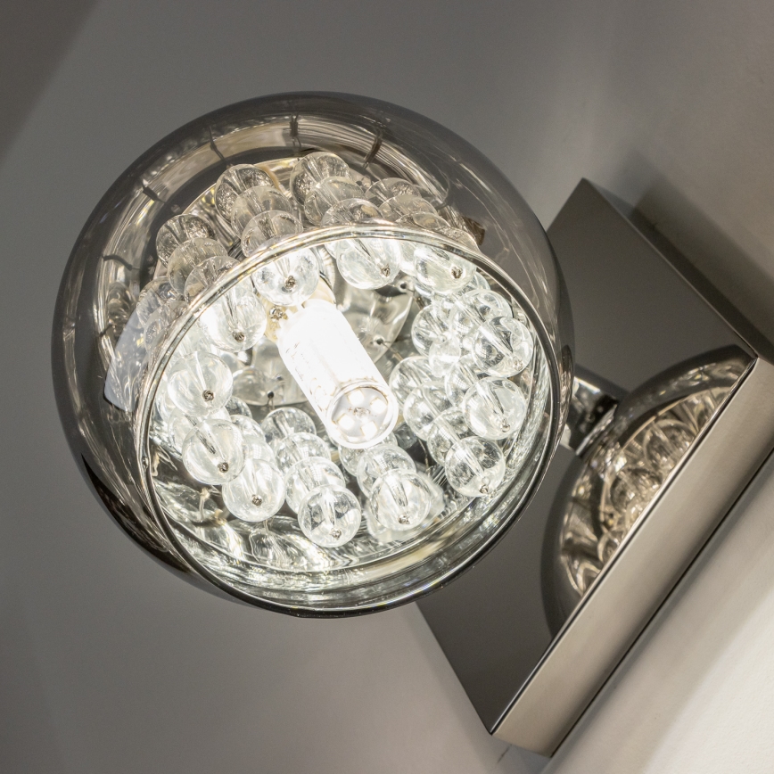 Brilagi - LED Kristalna zidna svjetiljka JEWEL 1xG9/42W/230V