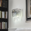 Brilagi - LED Kristalna zidna svjetiljka MOZART 2xE14/40W/230V sjajni krom