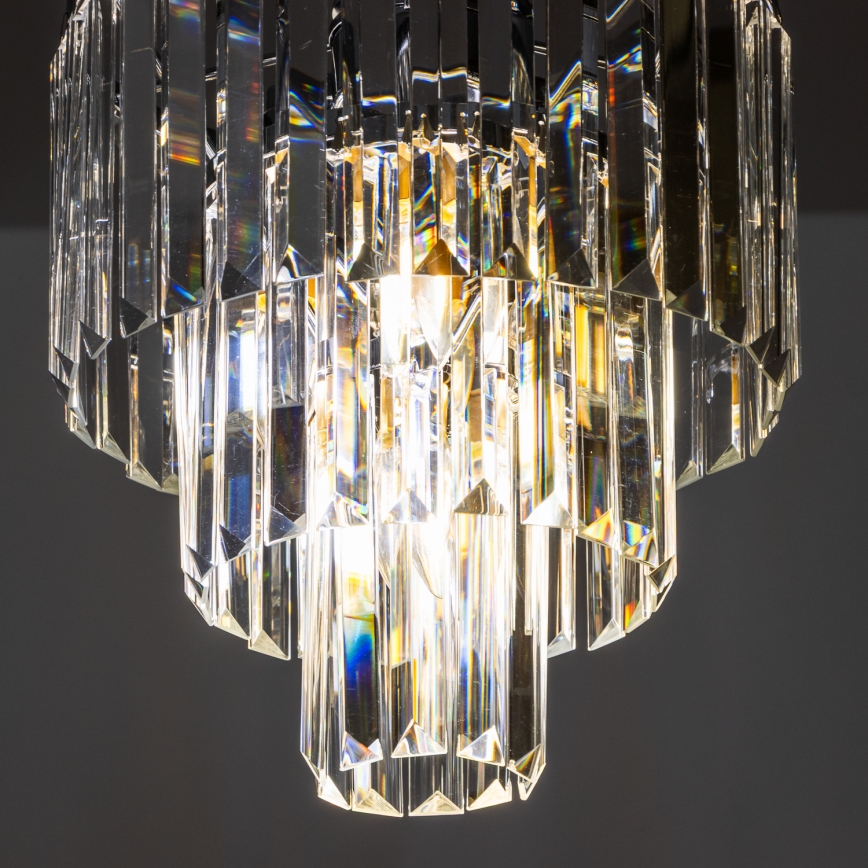 Brilagi - LED Kristalni luster na lancu MOZART 4xE14/40W/230V sjajni krom
