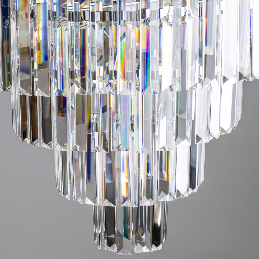 Brilagi - LED Kristalni luster na lancu MOZART 5xE14/40W/230V sjajni krom