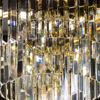 Brilagi - LED Kristalni luster na lancu MOZART 5xE14/40W/230V zlatna