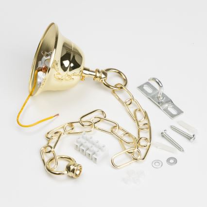 Brilagi - LED Kristalni luster na lancu MOZART 5xE14/40W/230V zlatna