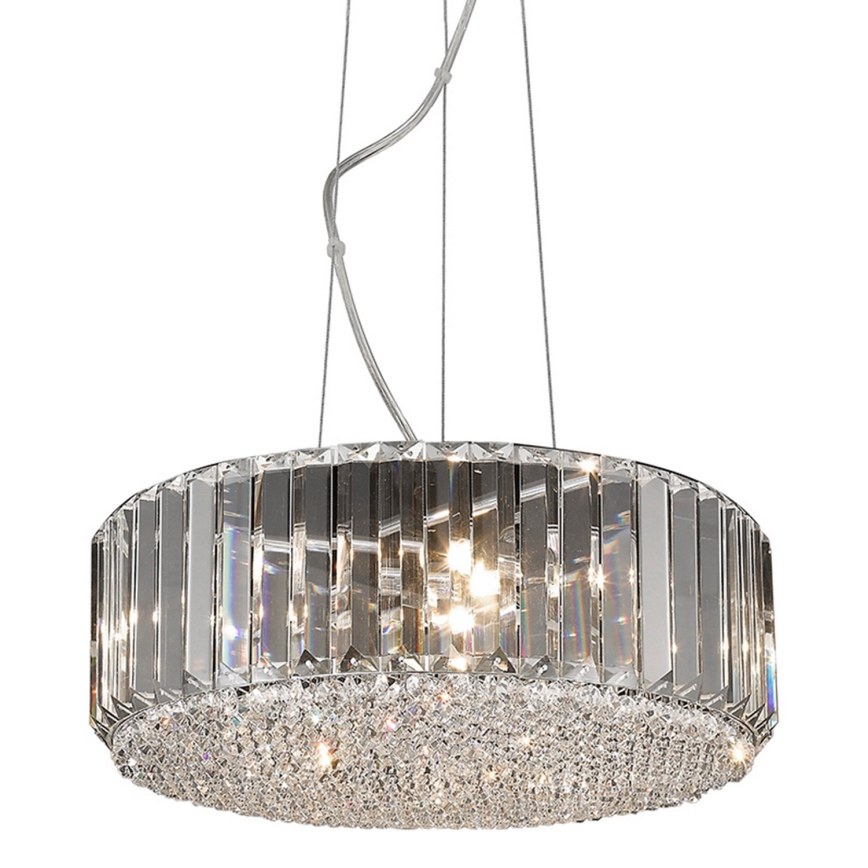 Brilagi - LED Kristalni luster na sajli GLAMOUR 5xG9/42W/230V