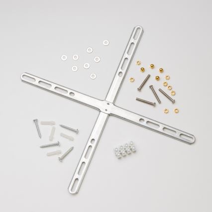 Brilagi - LED kristalna stropna svjetiljka MOZART 5xE14/40W/230V Ø 40 cm zlatna