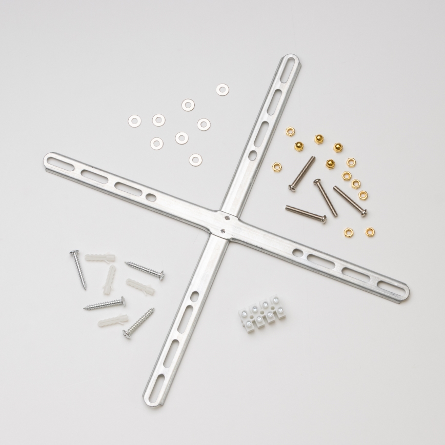 Brilagi - LED kristalna stropna svjetiljka MOZART 5xE14/40W/230V Ø 40 cm zlatna