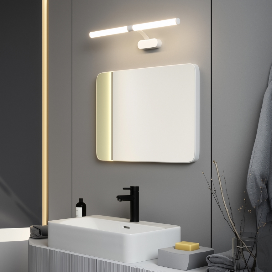 Brilagi - LED kupaonsko osvjetljenje za ogledalo 2u1 TUBEO LED/8W/230V 60 cm IP44 bijela
