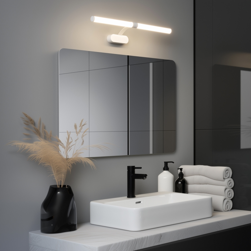 Brilagi - LED kupaonsko osvjetljenje za ogledalo 2u1 TUBEO LED/8W/230V 60 cm IP44 bijela