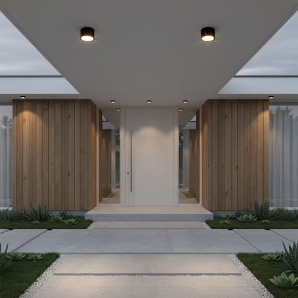 Brilagi - LED Kupaonska spot svjetiljka SMOOTH 1xGX53/15W/230V crna IP65