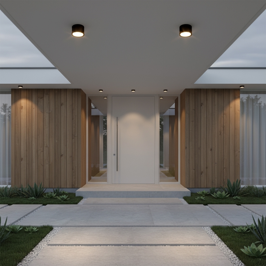 Brilagi - LED Kupaonska spot svjetiljka SMOOTH 1xGX53/15W/230V crna IP65