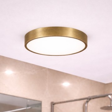 Brilagi - LED kupaonska stropna svjetiljka POOL LED/24W/230V 3000/4000/5500K Ø 30 cm IP54 mesing