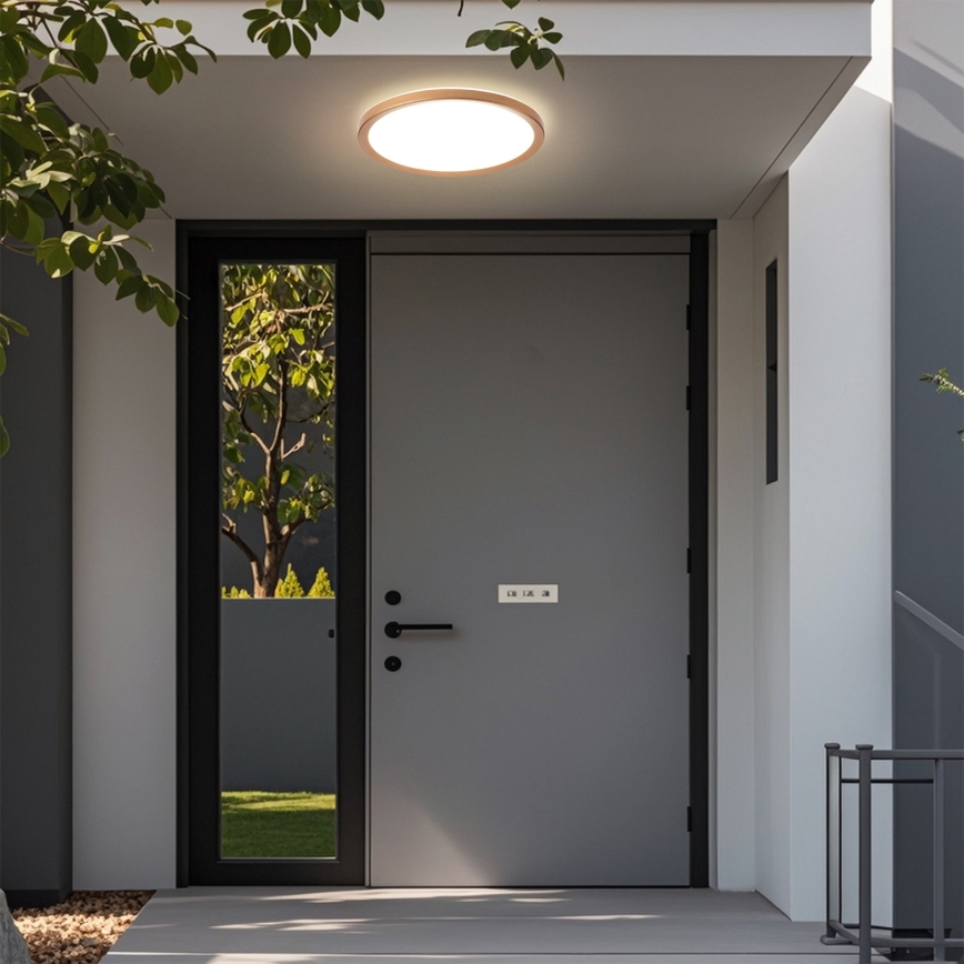 Brilagi - ULTRA SLIM stropno svjetlo za kupaonicu LED/24W/230V, promjer 42 cm, ružičasto-zlatno, IP54