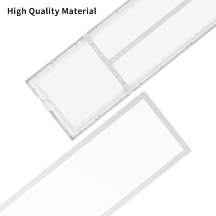Brilagi - LED stropno svjetlo za kupaonicu FRAME LED/50W/230V 3000/4000/6000K 120x30 cm IP44 srebrno