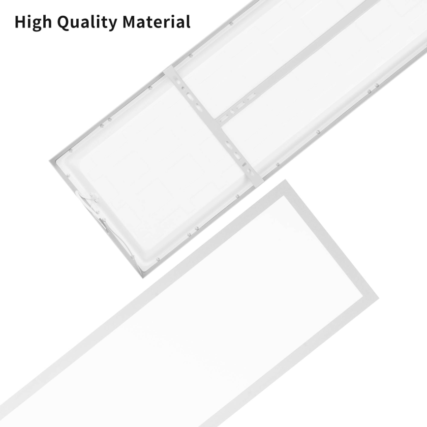 Brilagi - LED stropno svjetlo za kupaonicu FRAME LED/50W/230V 3000/4000/6000K 120x30 cm IP44 srebrno