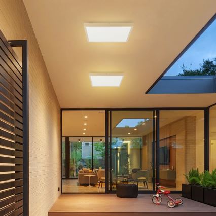 Brilagi - LED prigušivo stropno svjetlo za kupaonicu FRAME SMART LED/50W/230V 60x60 cm 3000-6000K IP44 bež + daljinski upravljač