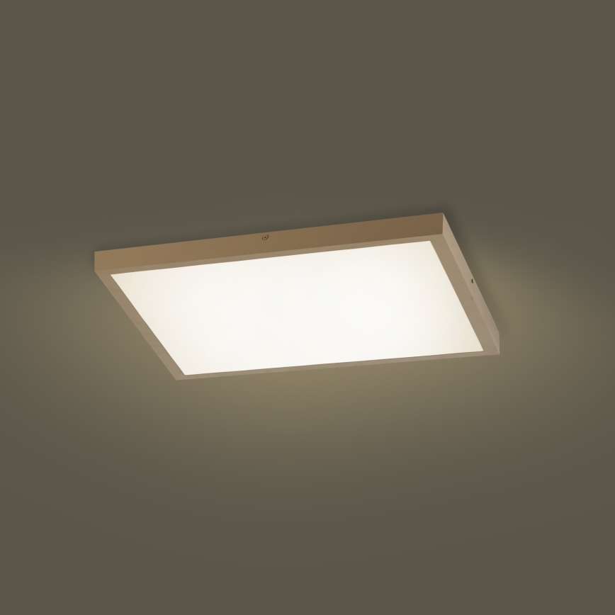 Brilagi - LED prigušivo stropno svjetlo za kupaonicu FRAME SMART LED/50W/230V 60x60 cm 3000-6000K IP44 bež + daljinski upravljač
