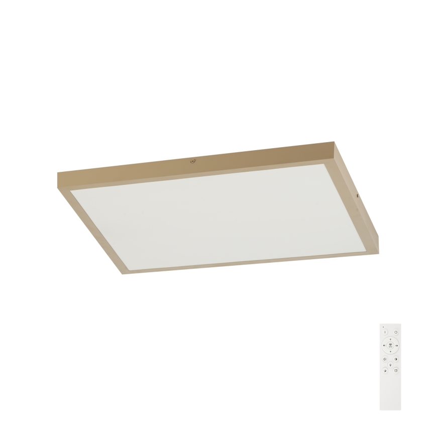 Brilagi - LED prigušivo stropno svjetlo za kupaonicu FRAME SMART LED/50W/230V 60x60 cm 3000-6000K IP44 bež + daljinski upravljač