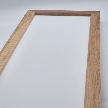 Brilagi - LED Stropna svjetiljka WOODY FRAME LED/40W/230V 120x30 cm IP44 hrast