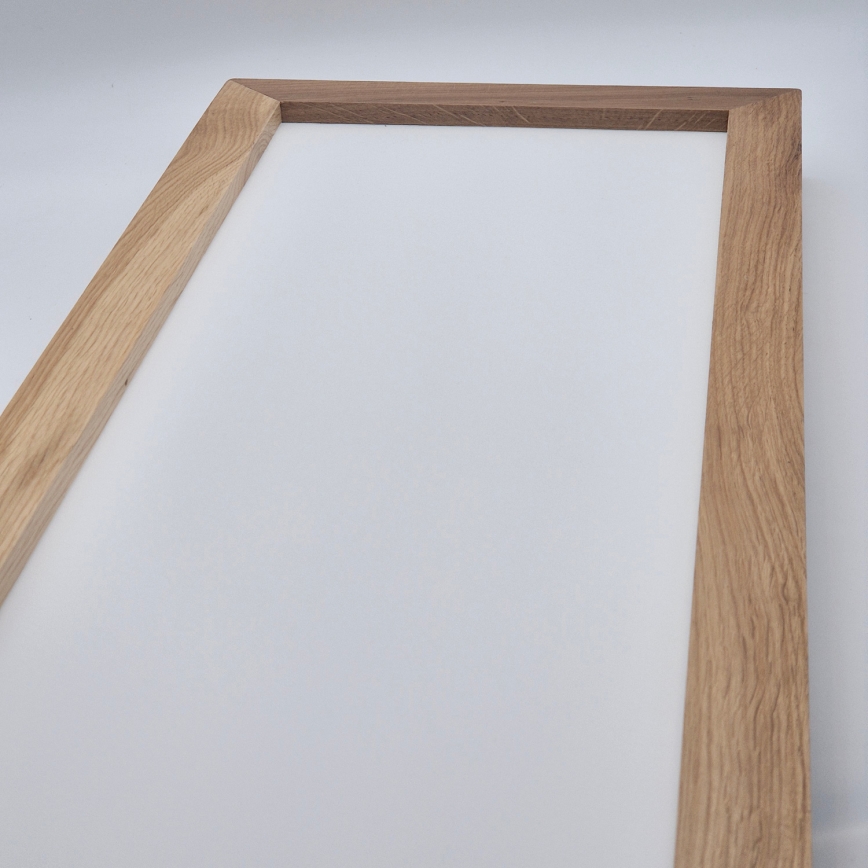 Brilagi - LED Stropna svjetiljka WOODY FRAME LED/40W/230V 120x30 cm IP44 hrast