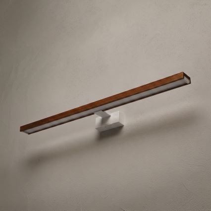 Brilagi - LED osvjetljenje za kupaonsko ogledalo 3u1 WOODY MIRROR LED/15W/230V 80 cm IP44 bijela/hrast-trešnja
