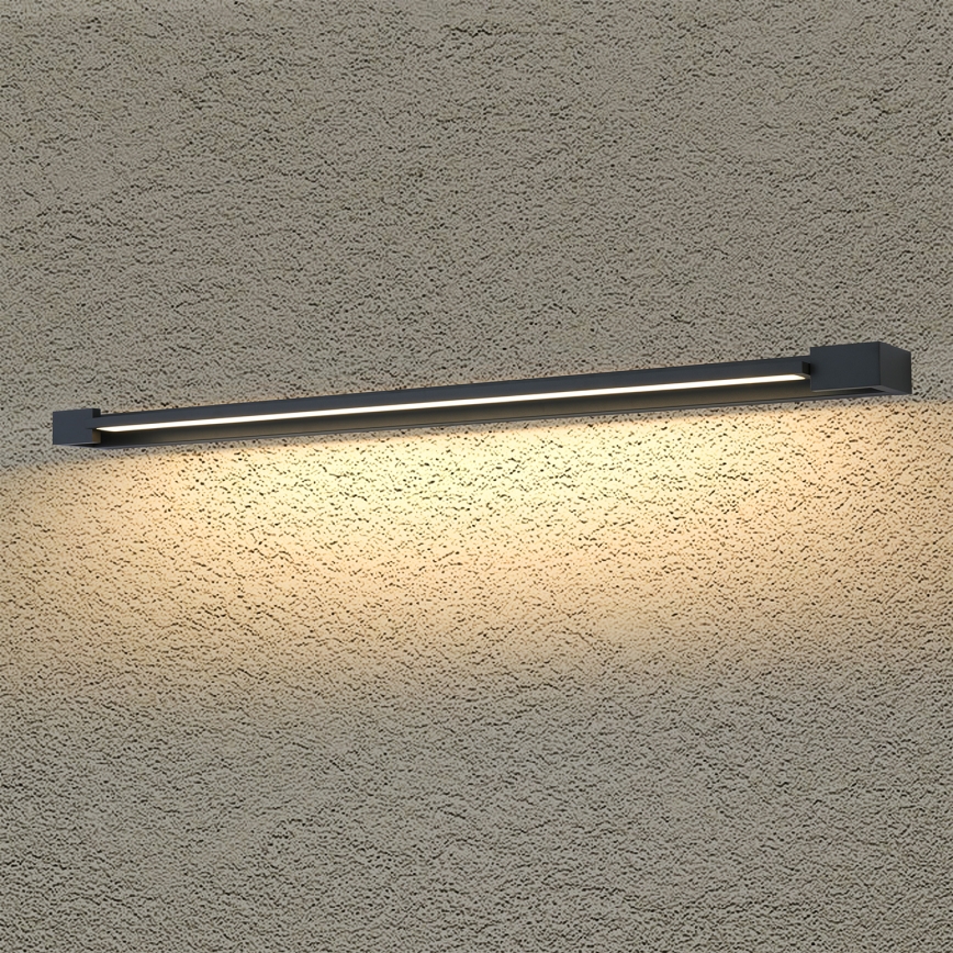 Brilagi - LED rasvjeta za kupaonsko ogledalo AQUA LINE LED/36W/230V 120 cm IP44 crna CRI 90
