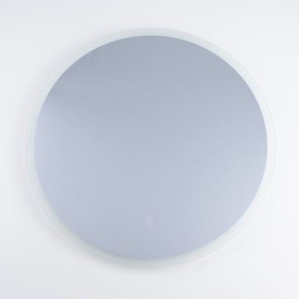 Brilagi - LED ogledalo za kupaonicu BERNATE LED/19W/230V Ø 60 cm srebrno IP44 CRI 90 prigušivo + CCT