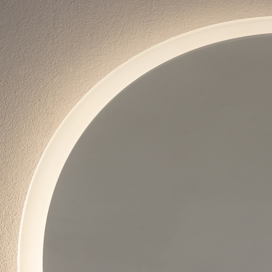 Brilagi - LED ogledalo za kupaonicu BERNATE LED/19W/230V Ø 60 cm srebrno IP44 CRI 90 prigušivo + CCT