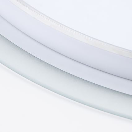 Brilagi - LED ogledalo za kupaonicu BERNATE LED/19W/230V Ø 60 cm srebrno IP44 CRI 90 prigušivo + CCT