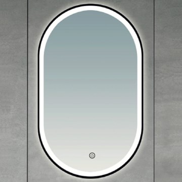 Brilagi - LED kupaonsko ogledalo CANZO LED/25W/230V 50x80 cm crno IP44 CRI 90 prigušivo + CCT