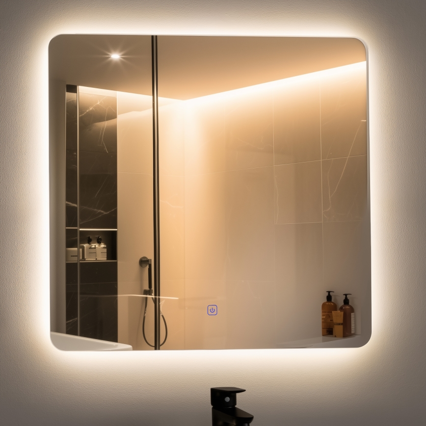 Brilagi - LED ogledalo za kupaonicu COMO LED/24W/230V 60x60 cm IP44 CRI 90, s mogućnošću prigušivanja + CCT