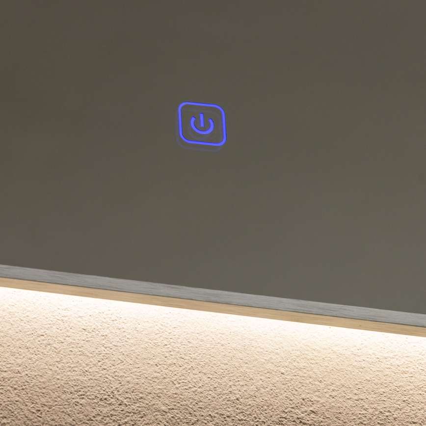Brilagi - LED ogledalo za kupaonicu DESIO LED/20W/230V 40x60 cm srebrno IP44 CRI 90 prigušivo + CCT (podesiva temperatura boje)