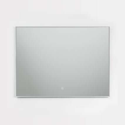 Brilagi - LED ogledalo za kupaonicu DESIO LED/28W/230V 60x80 cm, srebrno, IP44, CRI 90, prigušivo + CCT