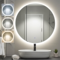 BRILAGI - LED kupaonsko ogledalo LUNA LED/26W/230V promjer 80 cm IP44 CRI 90 prigušivo + CCT