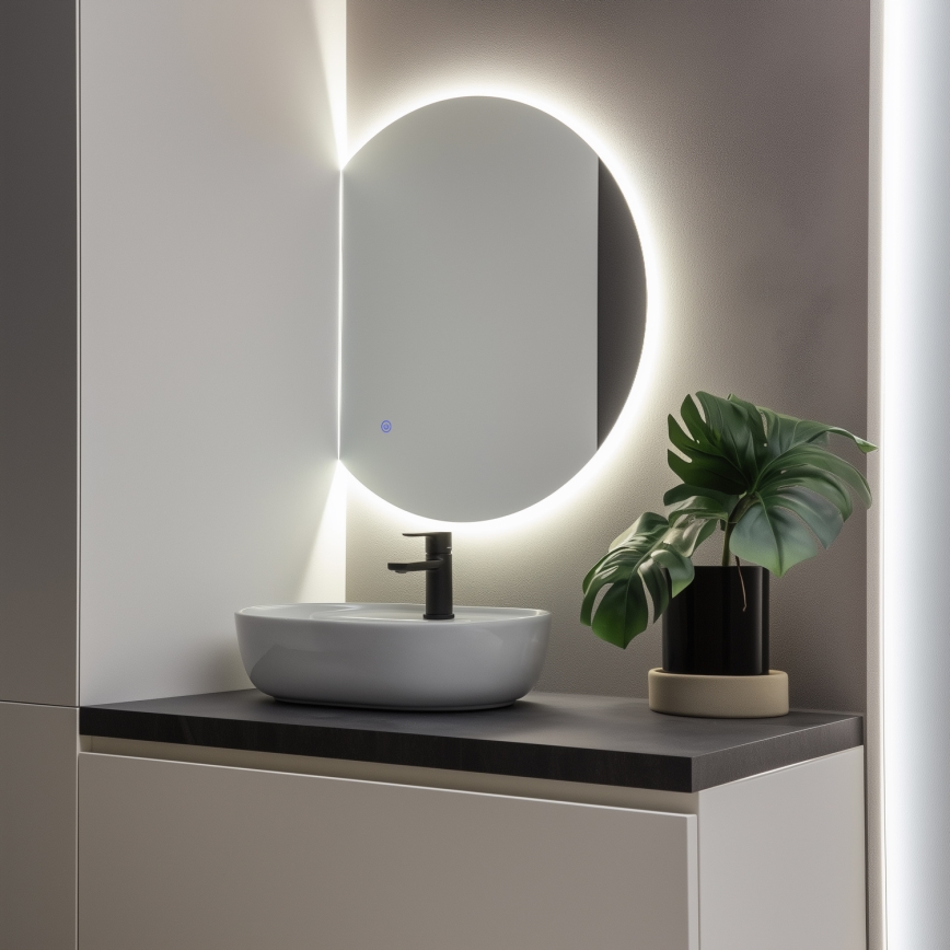 Brilagi - LED kupaonsko ogledalo MEZZO LED/18W/230V 60x50 cm IP44 CRI 90 s mogućnošću prigušivanja + CCT