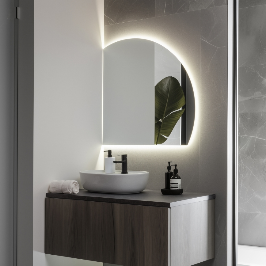 BRILAGI - LED kupaonsko ogledalo QUARTIERE LED/25W/230V 70x75 cm IP44 CRI 90 prigušivo + CCT