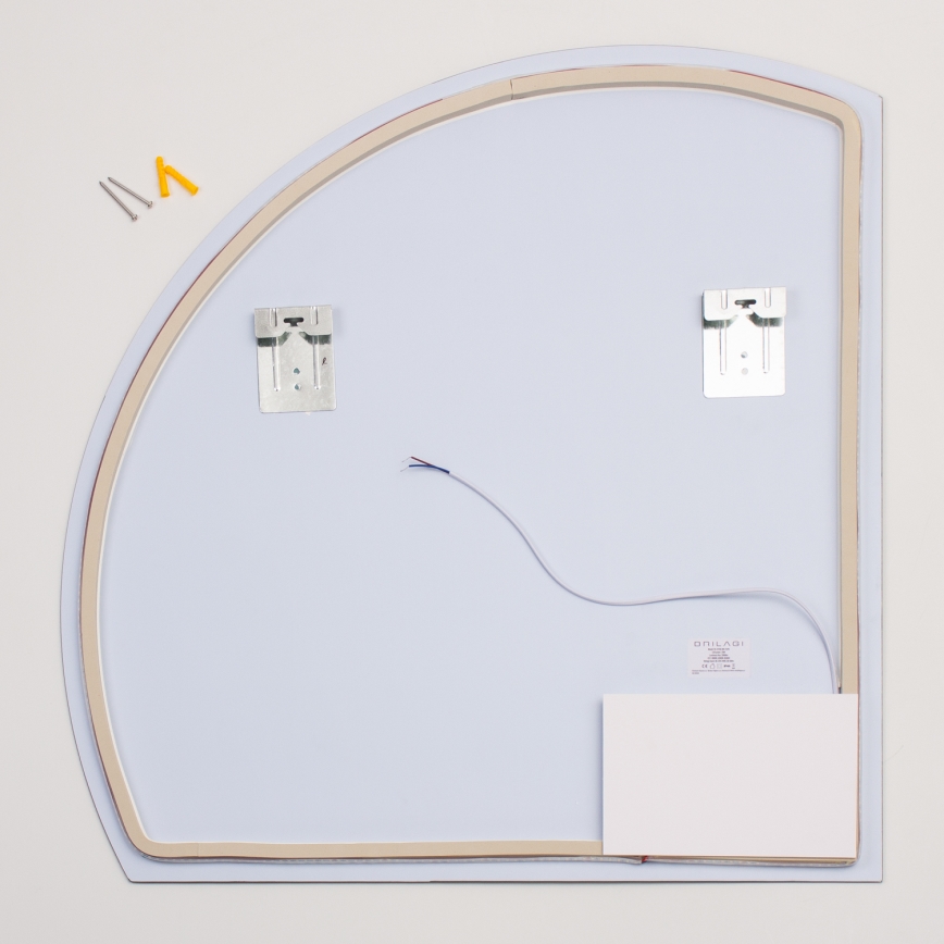 BRILAGI - LED kupaonsko ogledalo QUARTIERE LED/25W/230V 70x75 cm IP44 CRI 90 prigušivo + CCT