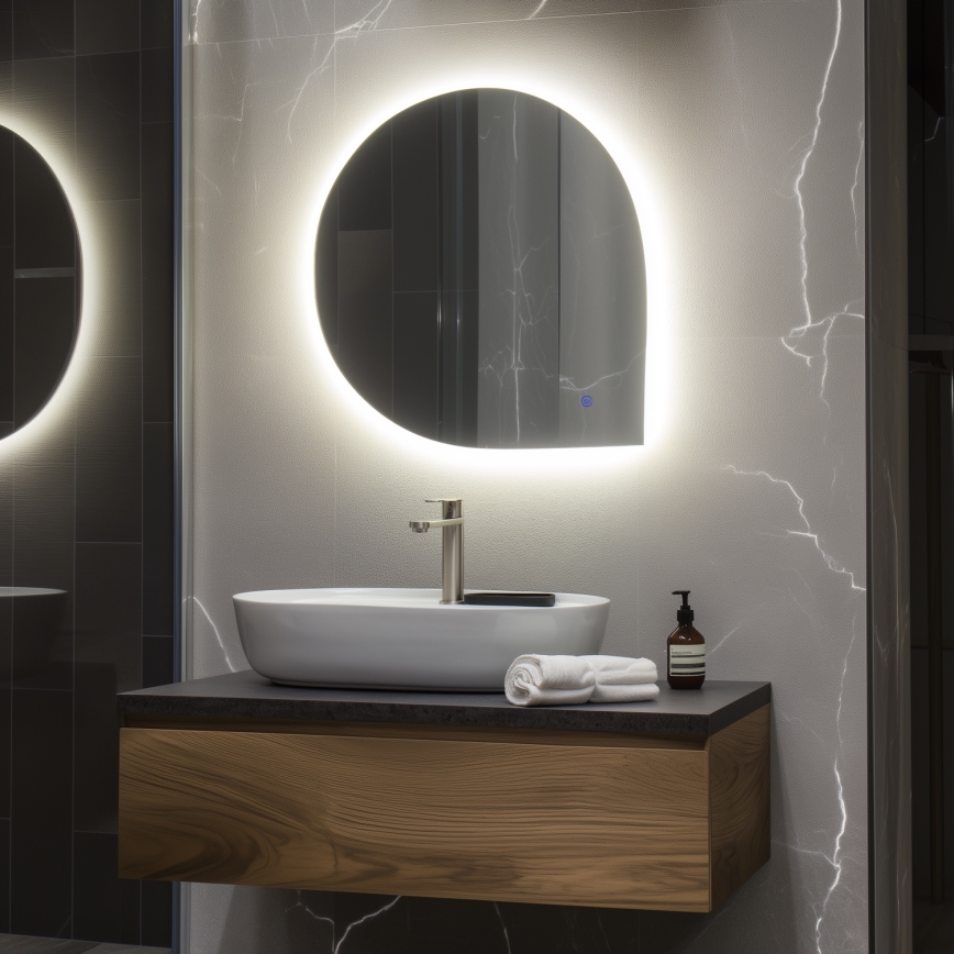 Brilagi - LED ogledalo za kupaonicu RICADI LED/19W/230V 60x60 cm IP44 CRI 90 s mogućnošću prigušivanja + CCT