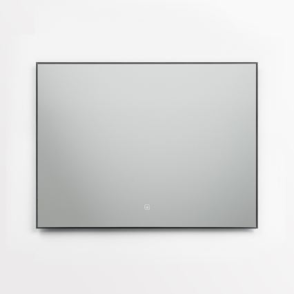 Brilagi - Kupaonsko ogledalo SUELLO LED/28W/230V 60x80 cm crno IP44 CRI 90 prigušivo + CCT