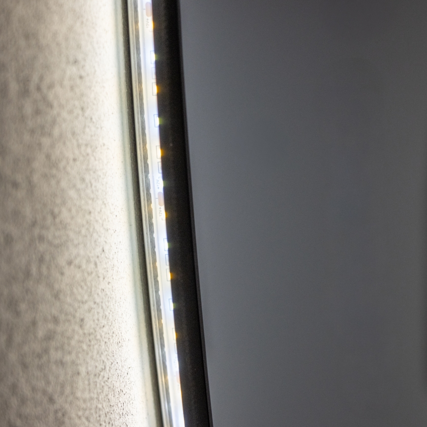Brilagi - LED Kupaonsko ogledalo VENA BLACK LED/32W/230V Ø 100 cm IP44 CRI 90 prigušivo + CCT