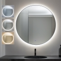 BRILAGI - LED Kupaonsko ogledalo VENA BLACK LED/32W/230V Ø 100 cm IP44 CRI 90 prigušivo + CCT