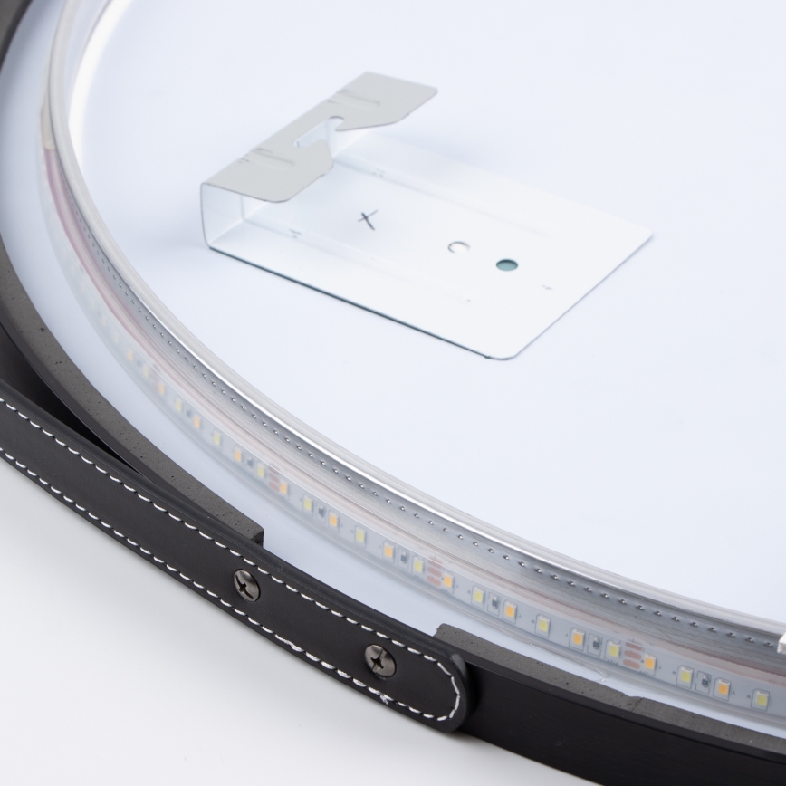 Brilagi - LED ogledalo za kupaonicu VERESE LED/19W/230V Ø 60 cm crna IP44 CRI 90 s mogućnošću prigušivanja + CCT
