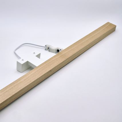 Brilagi - LED kupaonska rasvjeta za ogledalo WOODY MIRROR LED/15W/230V 90 cm IP44 hrast/bijela