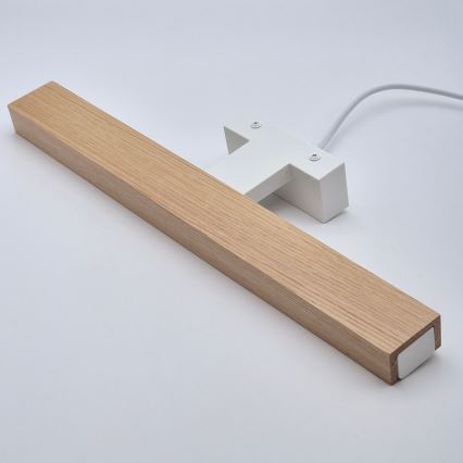 Brilagi - LED kupaonska rasvjeta za ogledalo WOODY MIRROR LED/8W/230V 40 cm IP44 hrast/bijela