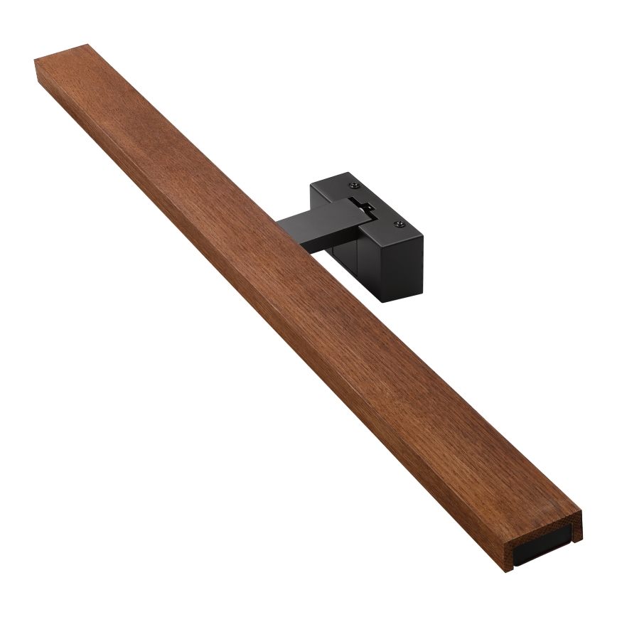 Brilagi - LED osvjetljenje za kupaonsko ogledalo 3u1 WOODY MIRROR LED/15W/230V 80 cm IP44 crna/hrast trešnja